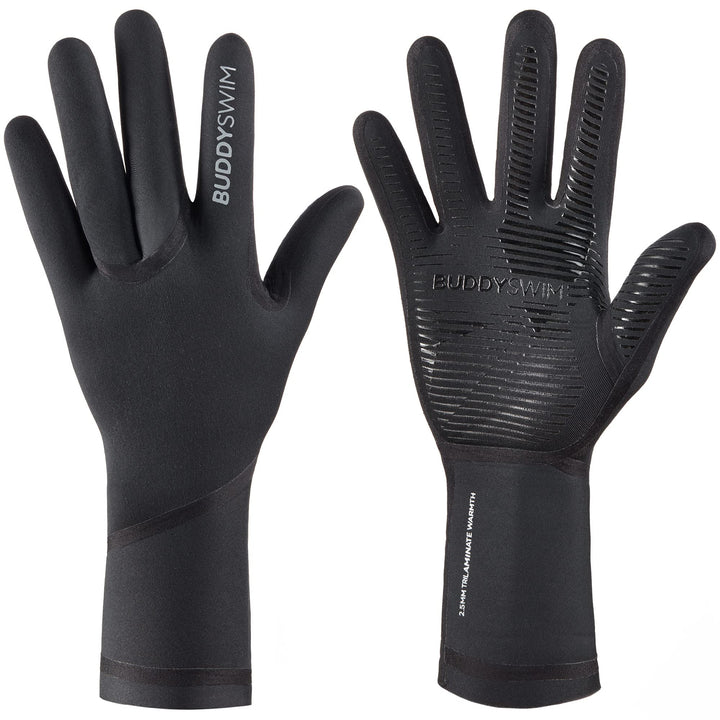 2,5 mm Dicke Neoprenhandschuhe für das Freiwasserschwimmen. Sporthandschuhe Herren und Damen aus Neo