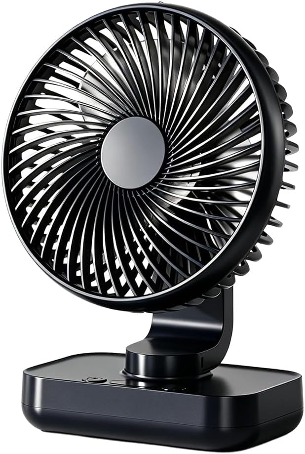 Mineup Tischventilator Automatisch Oszillierend, Automatischer Oszillierender Kleiner USB Ventilator