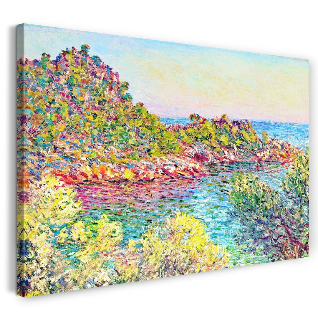 Printed Paintings Leinwand (80x60cm): Claude Monet - Landschaft bei Montecarlo 80x60 cm, 80x60 cm