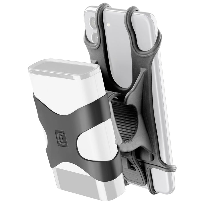 cellularline | Rider Power Bank | Halterung mit integriertem Band zum Befestigen der Powerbank am Le