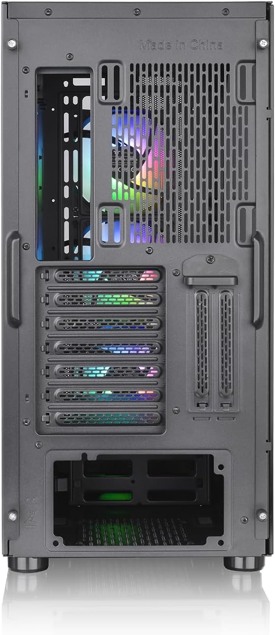 Thermaltake Versa T26 ARGB Black Mid-Tower-ATX-PC-Gehäuse Gehärtetes 4mm Glasseitenteil ATX Schwarz,