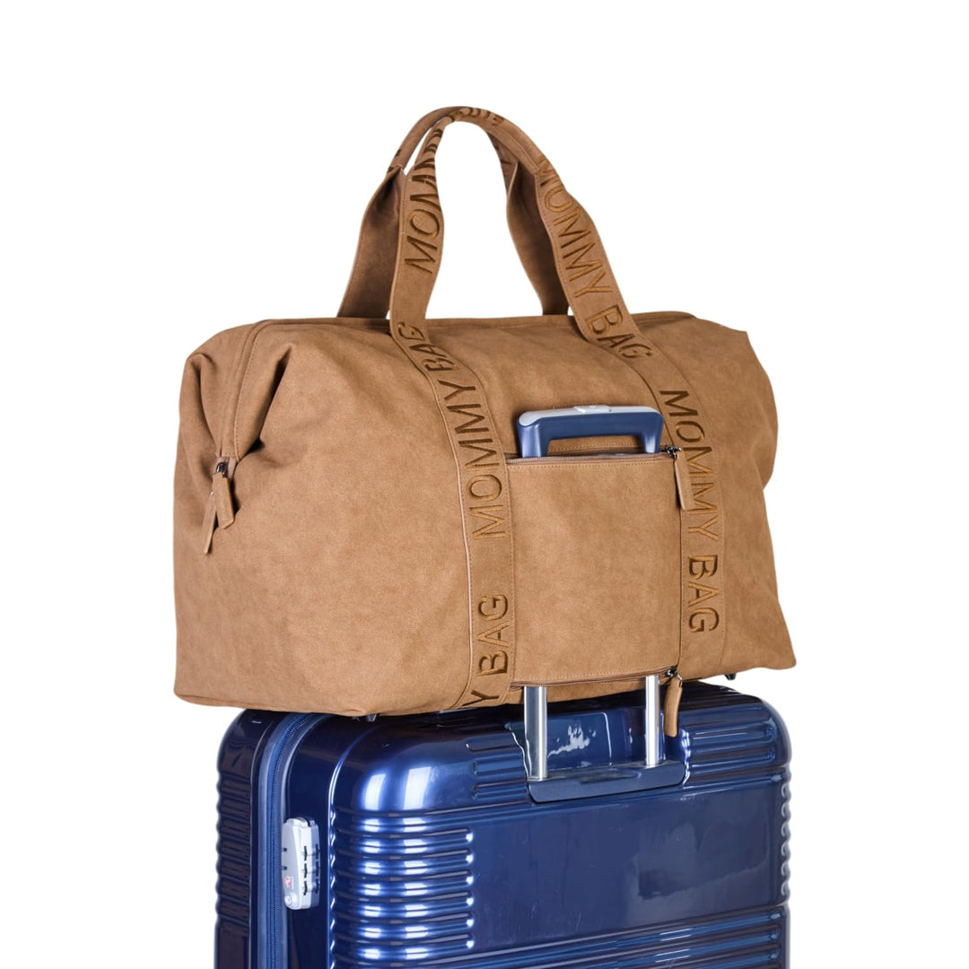 CHILDHOME, Mommy Bag, Wickeltasche, Mutterschaft, Reisetasche, grosses Fassungsvermögen 58L, Wickelu