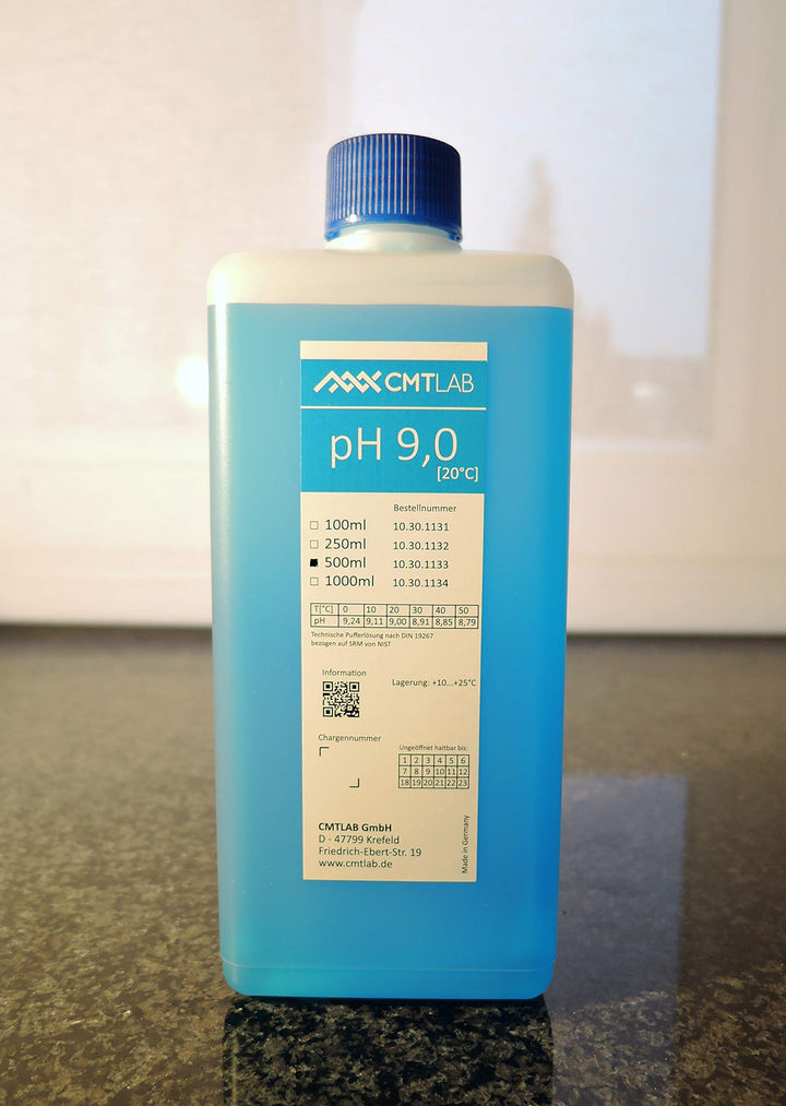 Pufferlösung, pH9, Industriequalität, Made in Germany (500ml), 500ml