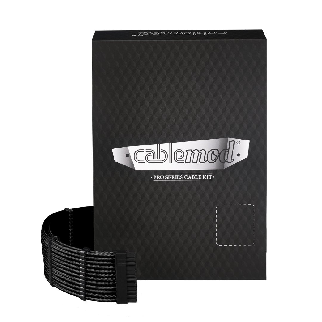 CableMod PRO MODMESH C-SERIES RMI, KIT DE CABLES RMX - NEGRO, CM-PCSR-FKIT-NKK-R schwarz, schwarz