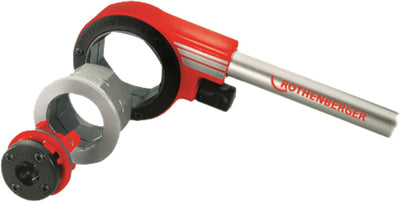 ROTHENBERGER 070781X SUPER CUT Gewindeschneiden-Set im Koffer, Ratschen-Gewindeschneidkluppe, BSPT R