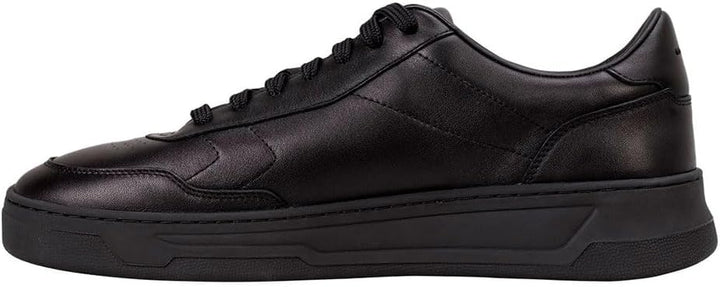 BOSS Herren Baltimore Tenn Sneakers aus Leder mit Gummisohle Grösse 39 EU Black5, 39 EU Black5