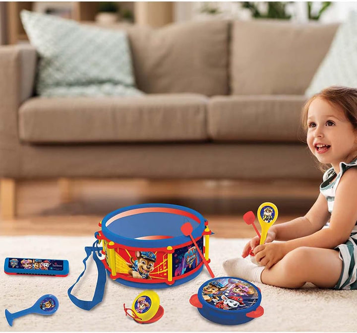 Lexibook Paw Patrol Chase Marshall Musikspielzeug, Musik-Set, 7 Musikinstrumenten (Trommel, Maracas,