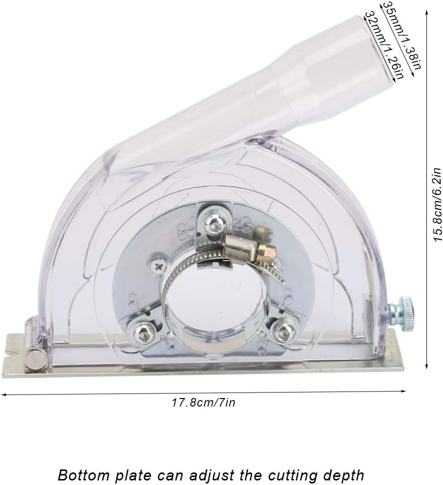 Steinschneiden Staubschutz, Schneiden Staubschutz Schleifabdeckung für 100/125/150mm Winkelschleifer