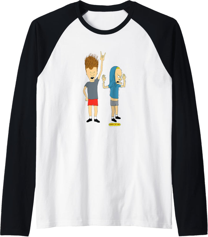 Beavis and Butt-Head ROCK OUT Raglan
