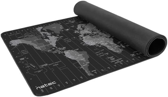 Natec Office Mouse Pad - Time Zone Map 800 x 400