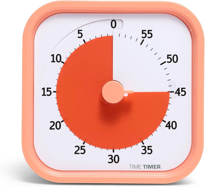 Time Timer Home MOD - 60 Minuten Visueller Timer Home Edition für Kinder – Homeschooling, Timer für
