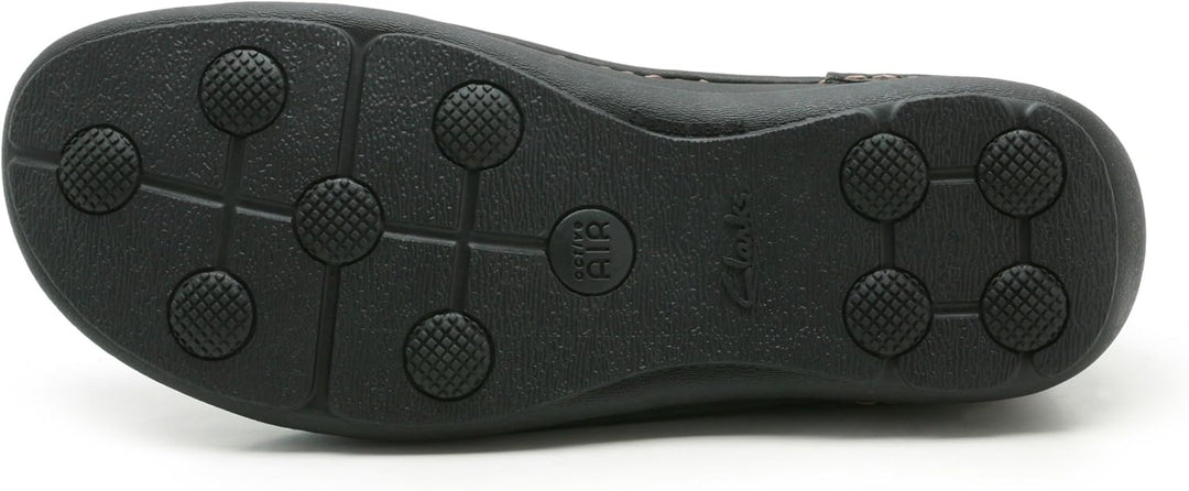 Clarks Herren Nature Three Derby 39.5 EU Black Leather, 39.5 EU Black Leather