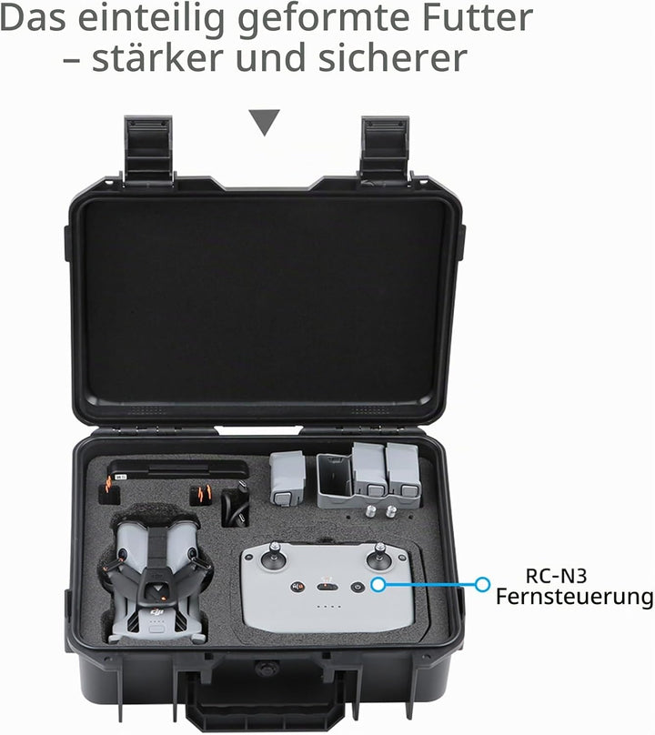 ZJRXM Mini 5 Pro Koffer, Hardshell Aufbewahrungs Tasche für DJI Mini 5 Pro Drone Zubehör, Hartschale