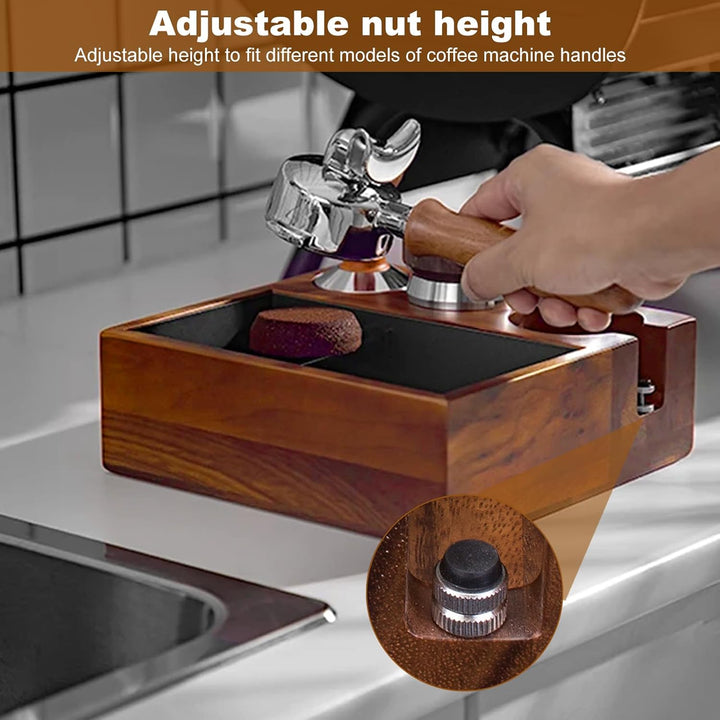 Tamperstation, Espresso Tamper Station, Espresso Tamperstation und Klopfbox, Espresso Tamper Station