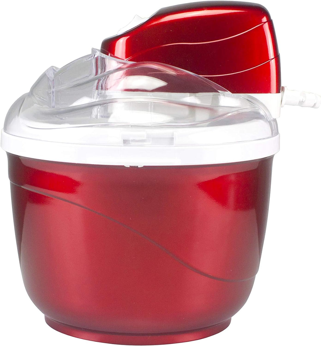 BEPER P102GEL001 Automatische Eismaschine, Aluminium/ABS, 1.5 liters, Rot