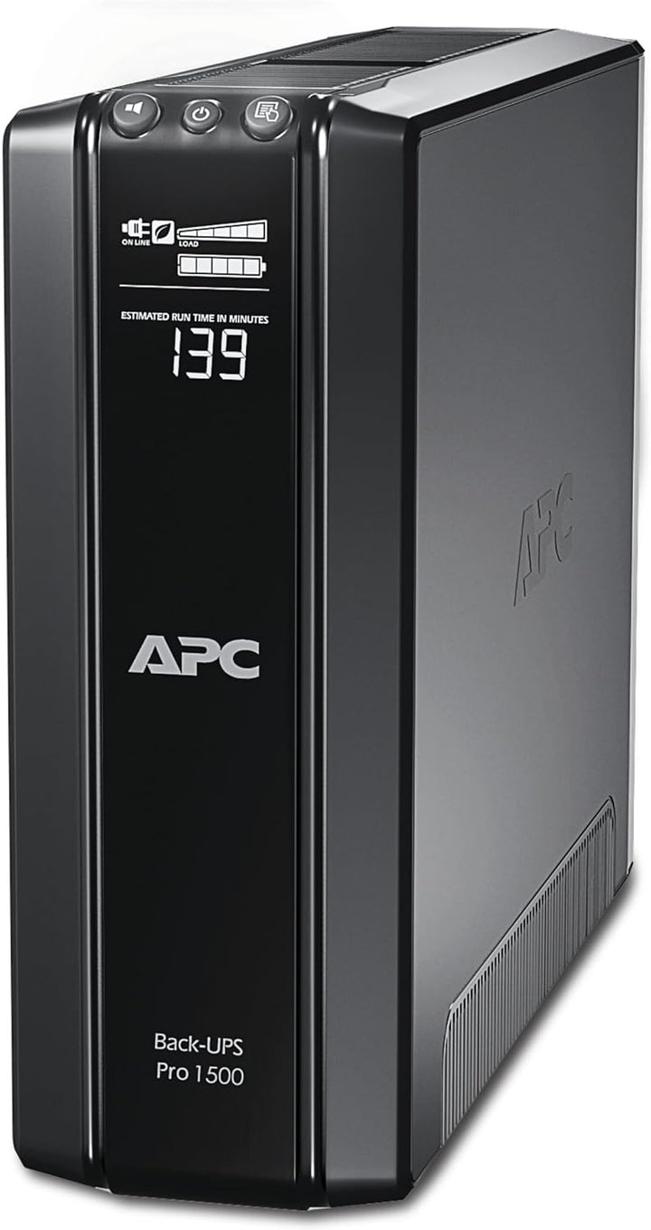 APC Back UPS PRO - BR1500GI - USV 1500VA Leistung (Stromparfunktion, IEC - Kaltgeräte Ausgänge, Mult