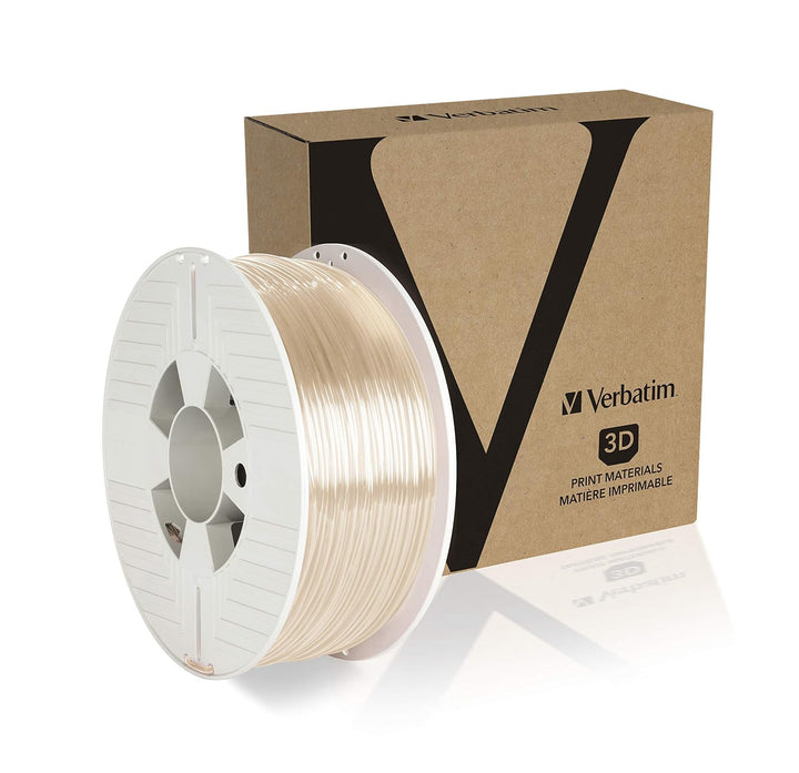 Verbatim 55059 PET-G Filament 2, 85 mm, Natural 2,85mm Transparent, 2,85mm Transparent