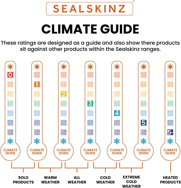 Sealskinz Unisex Extrem Kaltes Wetter Wasserdichter Radhandschuh im Hummerkrallen-Stil Black/Grey S,