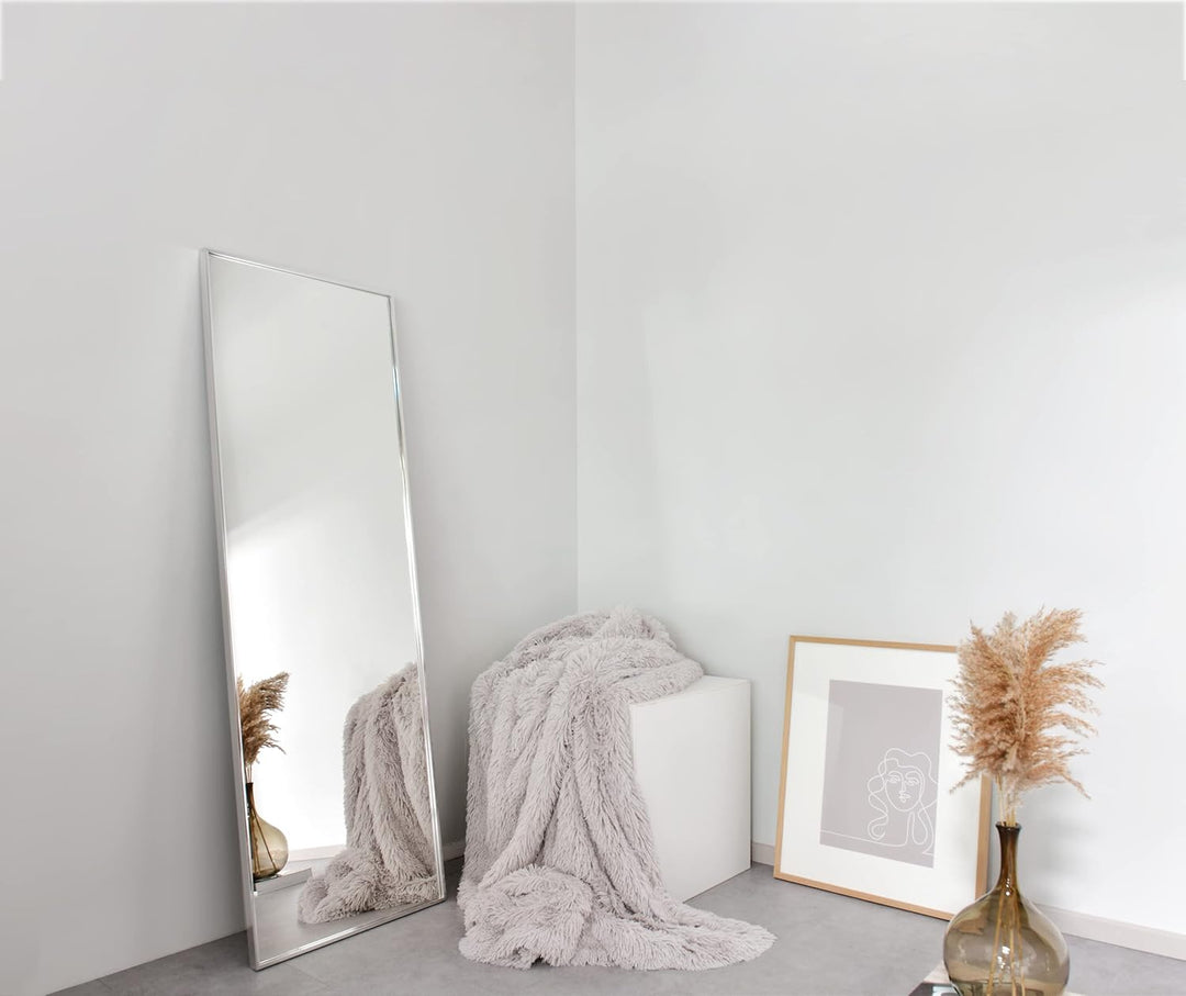 nielsen HOME Wandspiegel Alpha, Silber, Aluminium, ca. 70x170 cm Silber 70 x 170 cm, Silber 70 x 170
