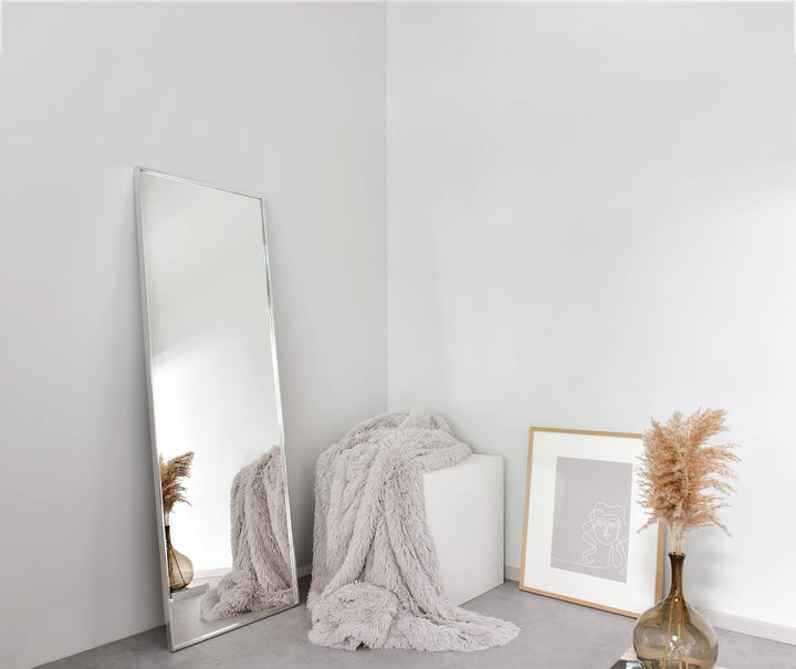nielsen HOME Wandspiegel Alpha, Silber, Aluminium, ca. 70x170 cm Silber 70 x 170 cm, Silber 70 x 170