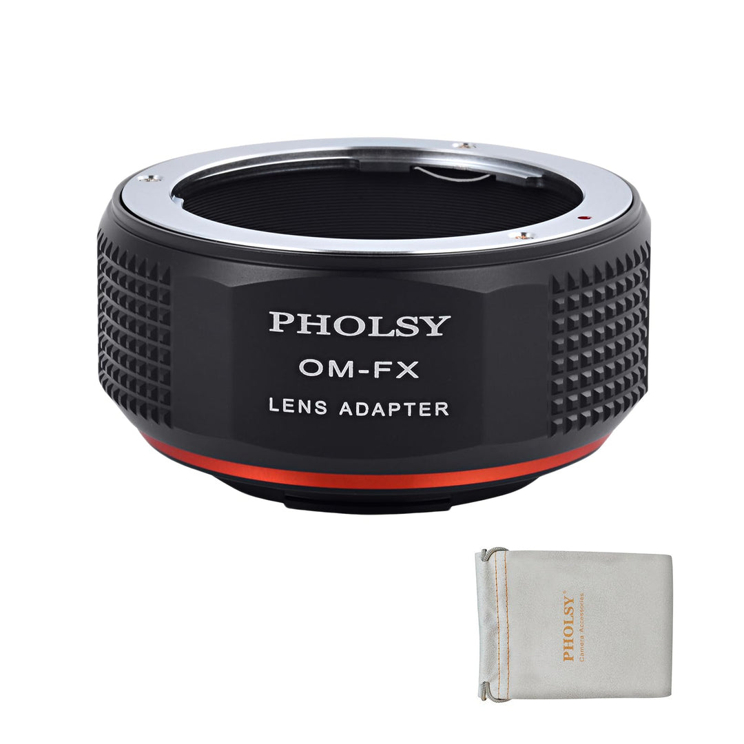 PHOLSY OM auf FX Adapter Objektivadapter Kompatibel mit Olympus Zuiko OM Objektiv und FX Mount Kamer