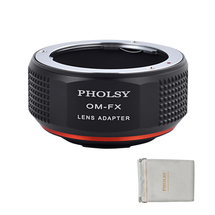 PHOLSY OM auf FX Adapter Objektivadapter Kompatibel mit Olympus Zuiko OM Objektiv und FX Mount Kamer