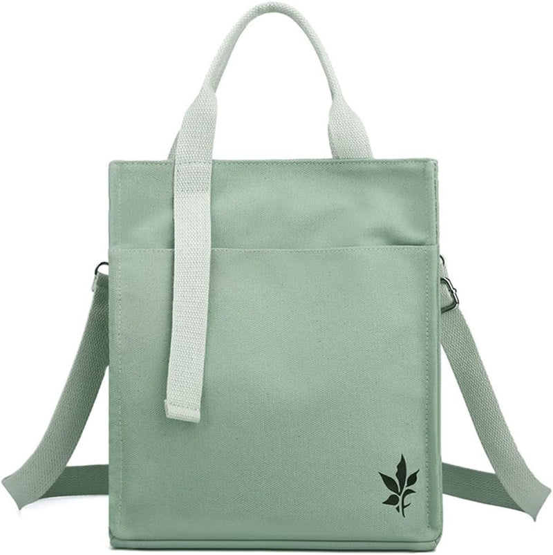 CORIOS Canvas Schultertasche Damen Handtasche Casual Umhängetasche Henkeltasche Mittlere Kapazität T