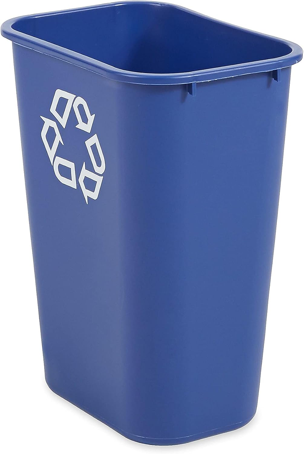 Rubbermaid Commercial Products FG295773BLUE Recyclingbehälter neben Schreibtisch, gross, 39,03 L, Bl