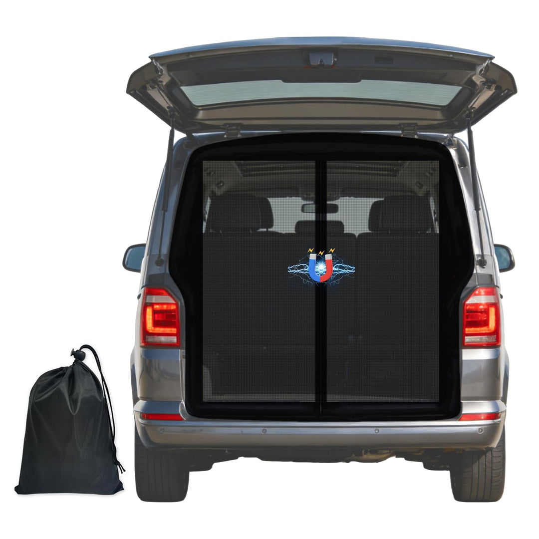 Moskitonetz Magnetisch für VW T5 T6 Heckklappe 155 x 146 cm