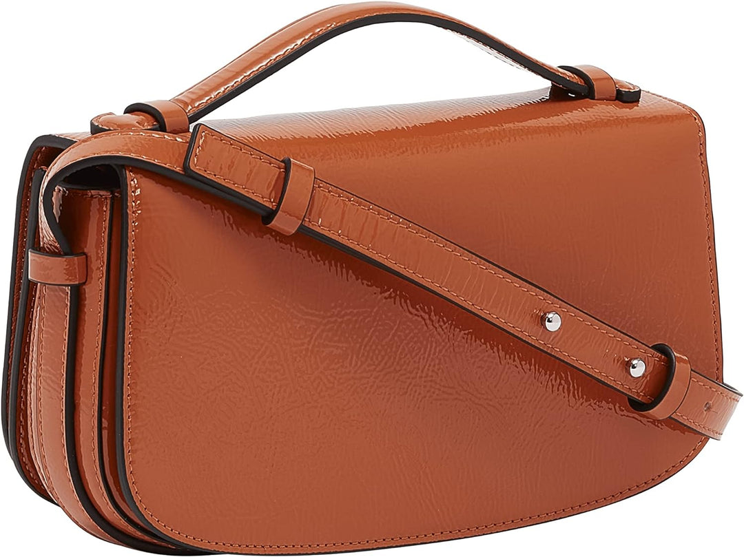 Liebeskind Damen Sadie Naplack Crossbody S Dark Mandarine, Dark Mandarine