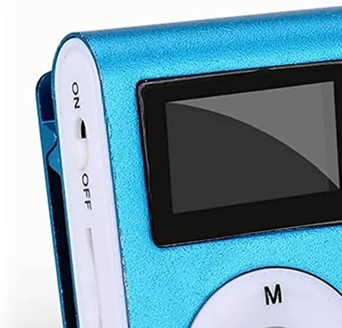 MP3 Player Tragbar, 128MB Musikplayer mit Metallgehäuse, FM Radio, für Schüler Studenten Sport Laufe