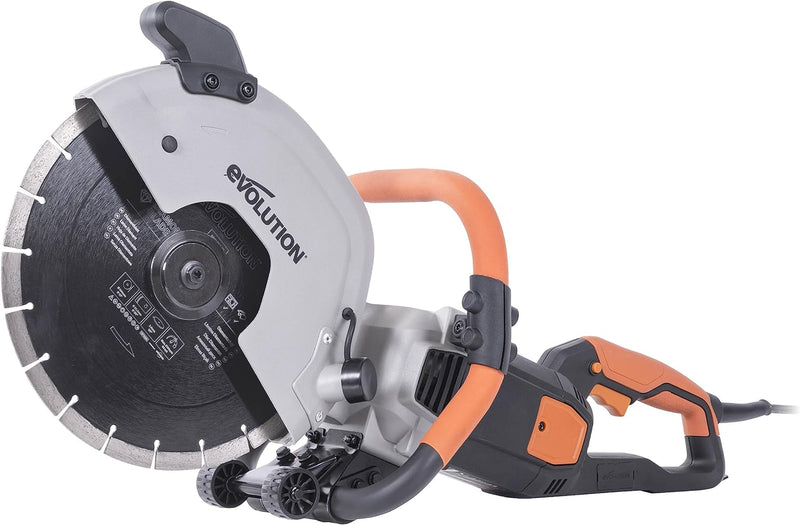 Evolution R300DCT 300 Mm Betonsäge - 2400W Motor, Kein Benzin, 115 Mm Schnitt, Inkl. Diamantblatt Fü