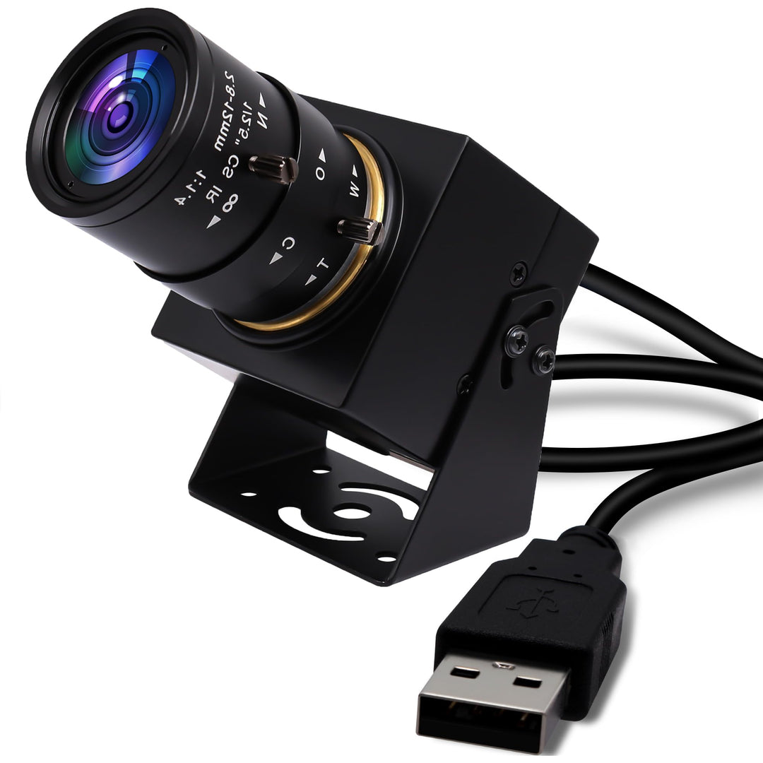 Svpro Global Shutter USB Kamera 2MP 90FPS Hochgeschwindigkeitskamera mit 2.8-12mm Zoomobjektiv, manu