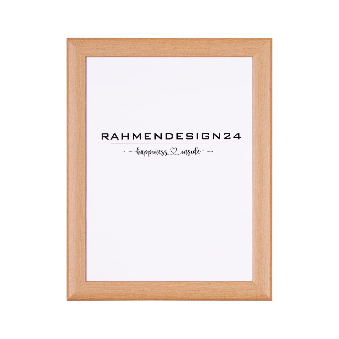 Rahmendesign24 Bilderrahmen Fiona 40x80 Buche Fotorahmen, Wechselrahmen, Posterrahmen, Puzzlerahmen