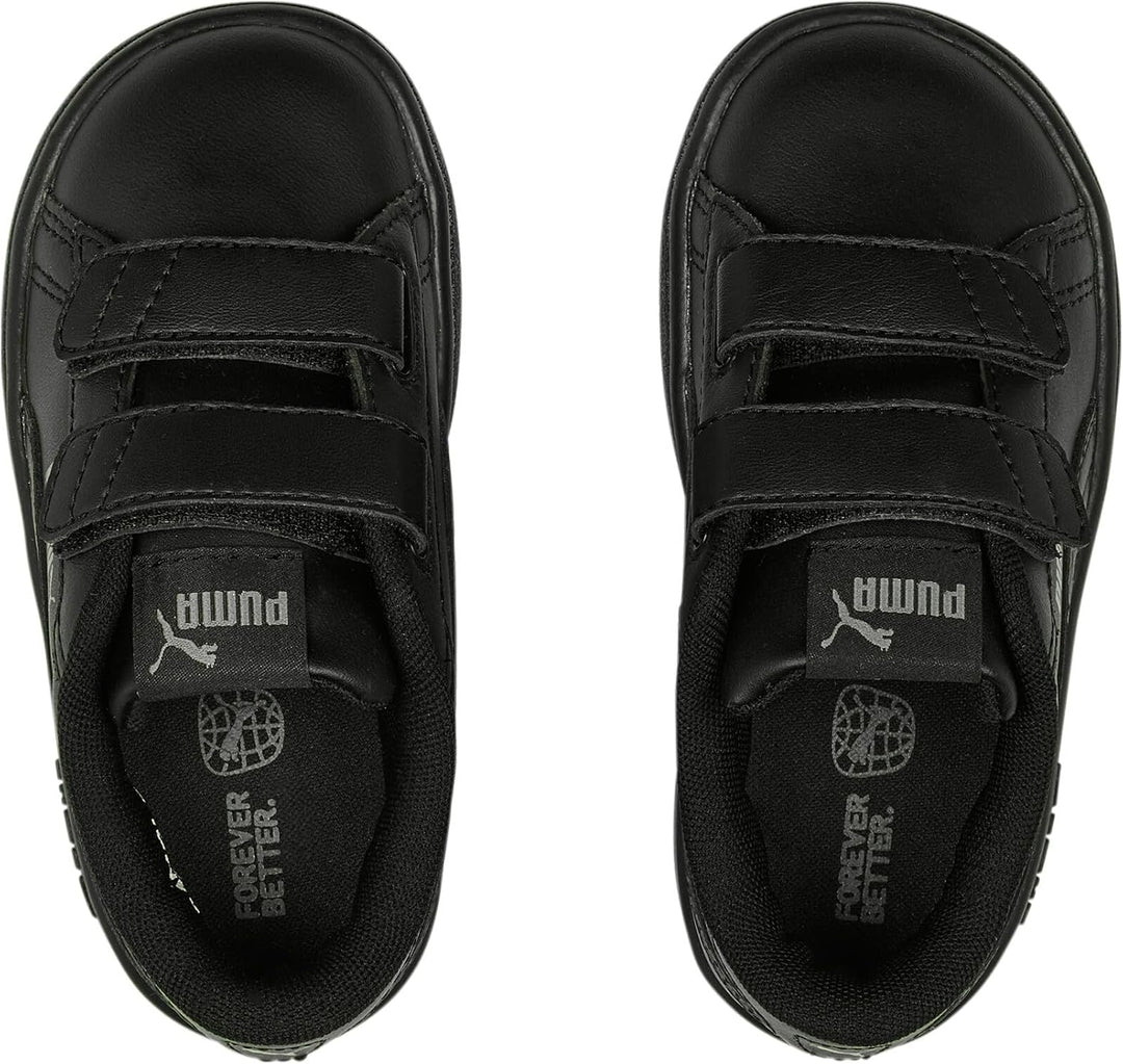 Puma Unisex Baby Puma Smash 3.0 L V InfSneaker 21 EU Black Shadow Gray, 21 EU Black Shadow Gray