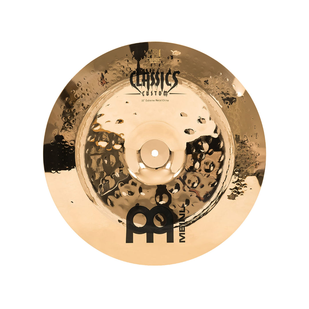 Meinl Cymbals Classics Custom Extreme Metal China 16 Zoll (Video) Schlagzeug Becken (40,64cm) B12 Br