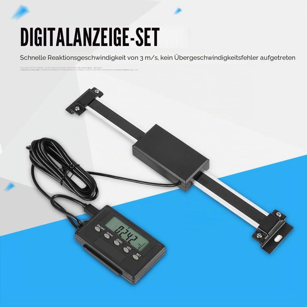Digitalanzeige Kit, 0-150 mm Digitalanzeige Linearmassstab, Digitalfern Linearmassstab aus Aluminium