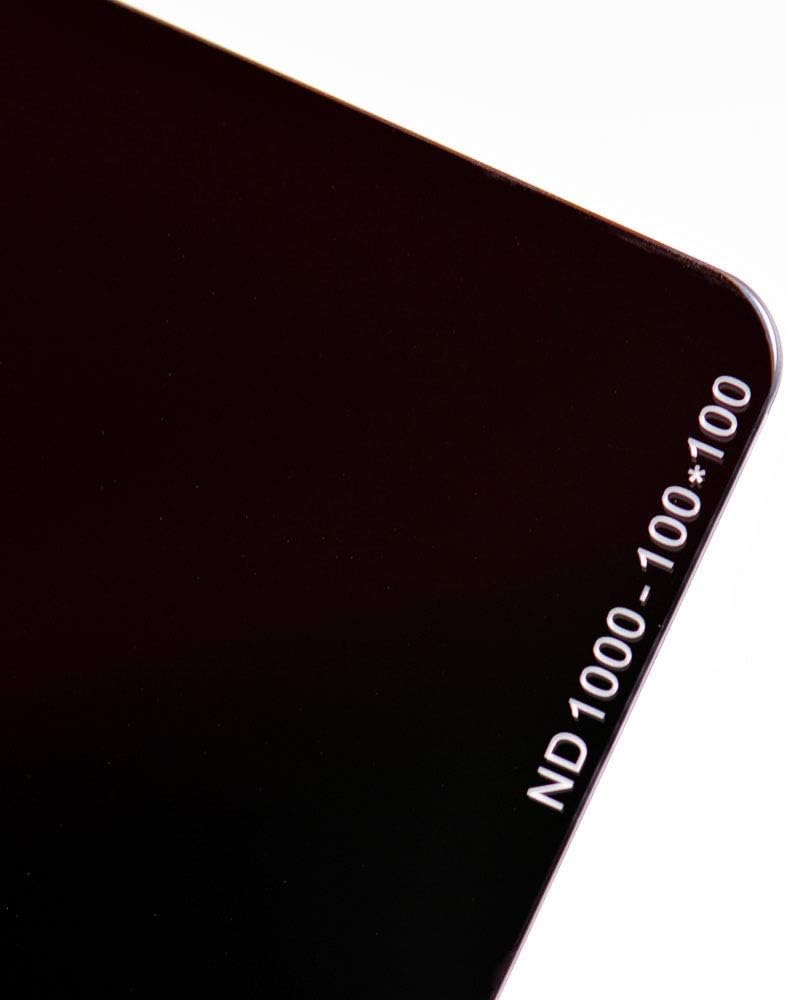 JONGSUN S-PRO 100x100mm Rechteckfilter Quadratische ND Filter, ND1000 (3.0) 10-Stop, Square Grauer N