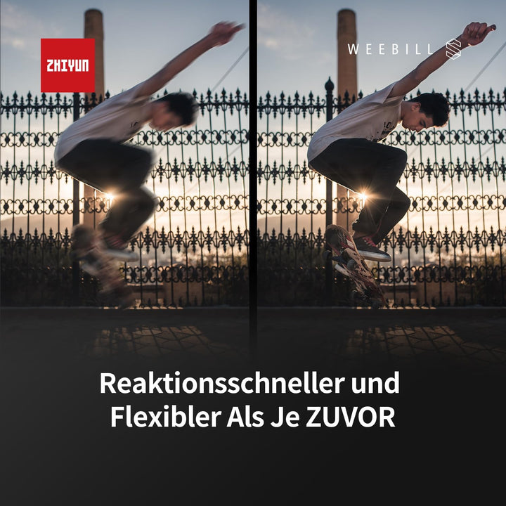ZHIYUN Weebill S [offiziell] Stabilisator Kamera, 3-Achsen Gimbal für DSLR- und Spiegelkamera, leich