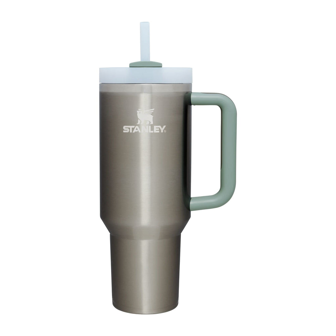 Stanley Quencher H2.0 FlowState vakuumisolierter Becher aus Edelstahl mit Deckel und Strohhalm für W