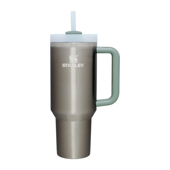 Stanley Quencher H2.0 FlowState vakuumisolierter Becher aus Edelstahl mit Deckel und Strohhalm für W
