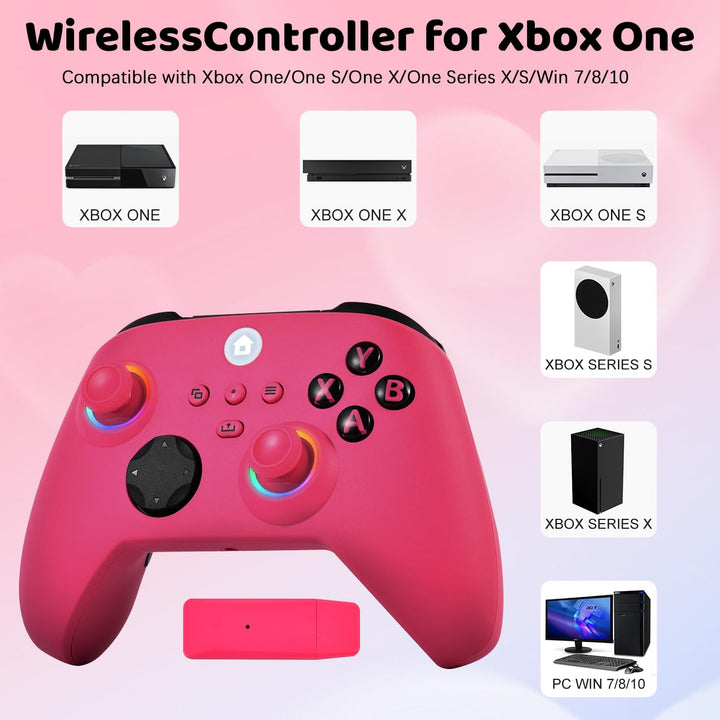 Lampelc Xbox One Controller, Xbox Wireless Controller für Xbox Series X&S/Xbox One/Elite/Windows 7/8