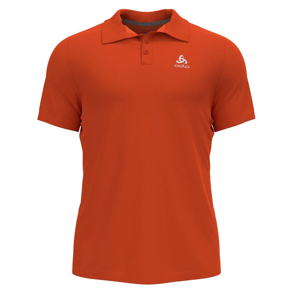 Odlo Damen F-Dry_550802 Kurzarm Polo Shirt (1er Pack) S Pureed Pumpkin, S Pureed Pumpkin
