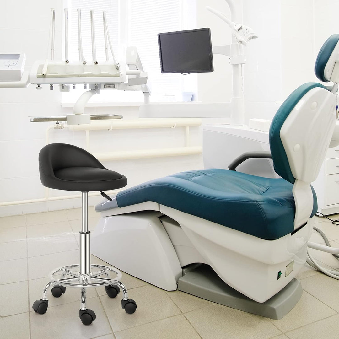 TactFire Rollhocker Drehhocker Arbeitshocker Praxishocker Drehstuhl Bürohocker mit Rollen Rollhocker