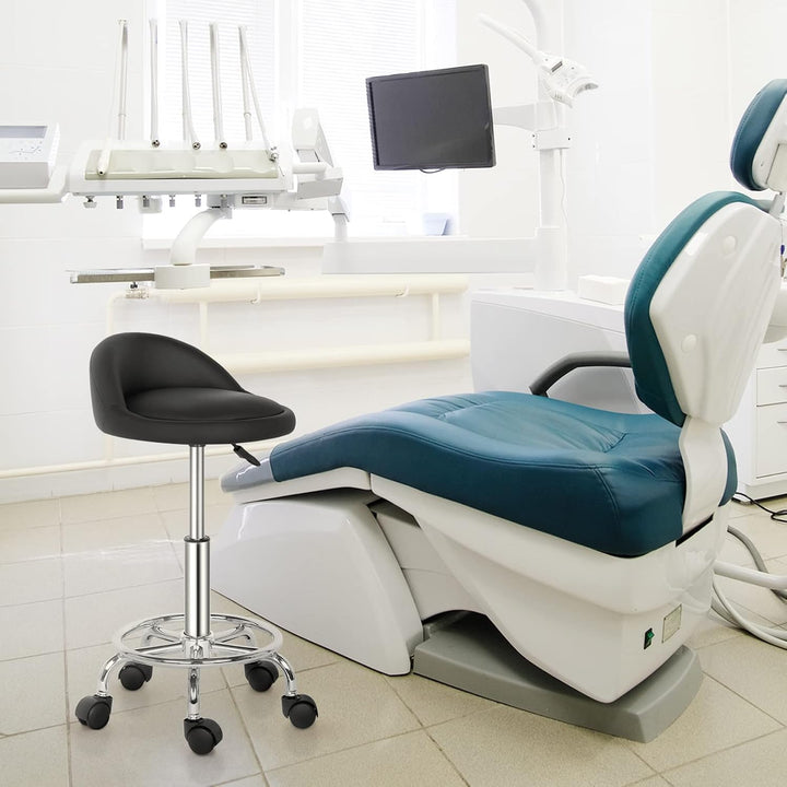 TactFire Rollhocker Drehhocker Arbeitshocker Praxishocker Drehstuhl Bürohocker mit Rollen Rollhocker