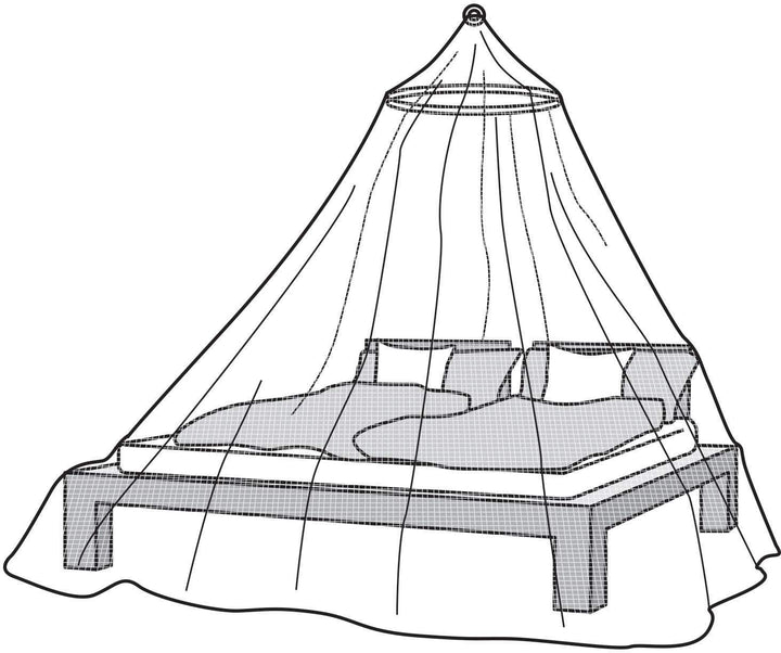Moskitonetz Mücken Netz Double Polyester 12,5 x 2,5 m weiss