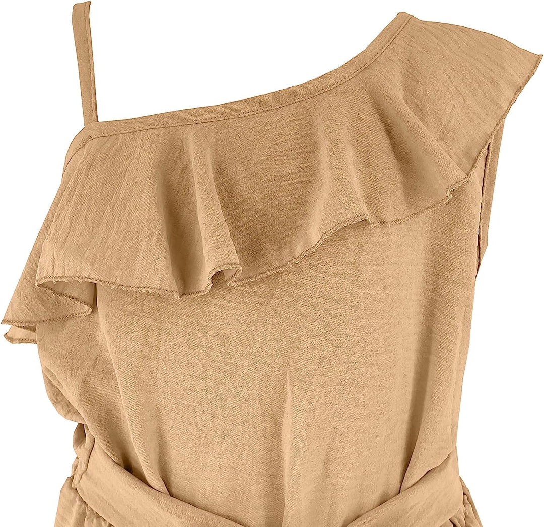 8817 Mädchen-Overall mit langer Latzhose, lässig 12 Jahre braun, 12 Jahre braun