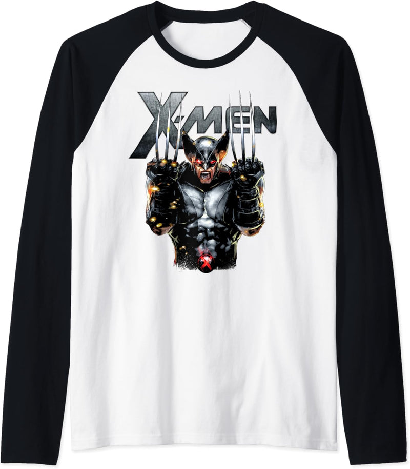 Marvel X-Men Wolverine Full Metal Razor Edge Raglan
