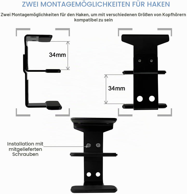 JEMACHE Aluminium 2-Lagige Untertisch Halterung Regal Halter Ständer für Laptop, MacBook Air/Pro mit
