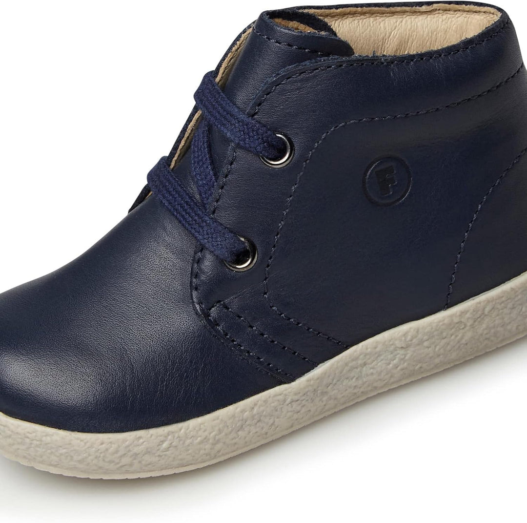 Falcotto Schnürschuhe aus gebürstetem Nappaleder 19 EU Blau Navy F Do Osso 1c50, 19 EU Blau Navy F D
